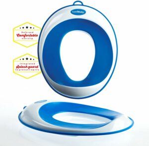 Toilet training seat in blue