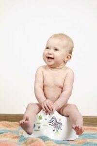 baby on a potty Potty Training made easy
